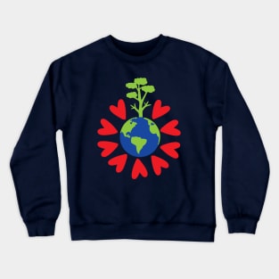 Love earth planet Crewneck Sweatshirt